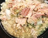 サバ缶ガーリックパスタ作り方2写真