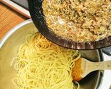 サバ缶ガーリックパスタ作り方5写真