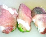 チーズがトロッ☆ピーマンの豚肉巻き♥簡単作り方5写真