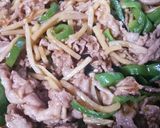 青椒肉絲春巻き~(*^ー^)ノ♪作り方2写真