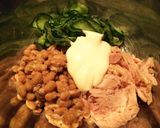 【ナニコレ？】ツナと胡瓜と納豆の謎サラダ作り方3写真