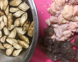 【作り置き】鶏皮 ごぼう 蒟蒻の甘辛煮作り方1写真