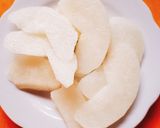 優しい♡梨キャラメルシナモントースト♡作り方1写真