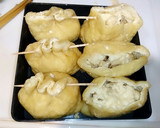 ヤマキ基本だしで　豆腐きのこ稲荷煮作り方6写真