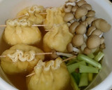 ヤマキ基本だしで　豆腐きのこ稲荷煮作り方7写真