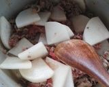 牛コマと野菜のコンソメスープ作り方2写真