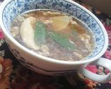 牛コマと野菜のコンソメスープ作り方6写真
