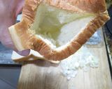 ピザ風しらすとねぎのオリーブ油トースト作り方2写真