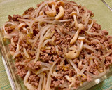 豚ひき肉ともやしのナムル風炒め♪作り方3写真