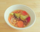 お豆たっぷり野菜コンソメスープ作り方6写真