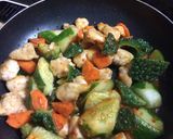苦瓜とささ身の夏野菜炒め作り方4写真