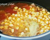とうもろこしの実とひげのヘルシースープ作り方4写真