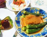 超簡単☆厚揚げ豆腐のオクラおろし煮作り方8写真