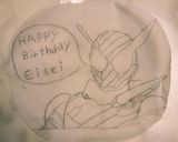 仮面ライダービルドケーキプレート作り方1写真
