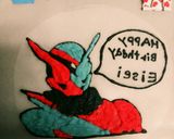 仮面ライダービルドケーキプレート作り方5写真