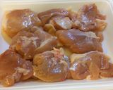 鶏もも肉、レモン汁入り唐揚げ。作り方1写真