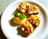 桃とチーズのフレンチトースト風なデザート作り方5写真