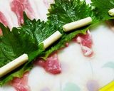 豚肉と大葉のチーズ巻き作り方2写真
