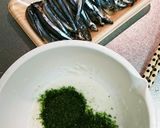 きびなごの磯辺揚げ作り方1写真