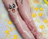 秋鮭の白子で 唐揚げ作り方1写真