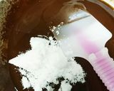 レンジで簡単クルミ入りチョコレケーキ作り方2写真