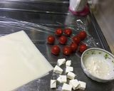 超簡単!プチトマトとクリームチーズ春巻作り方1写真