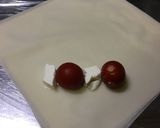 超簡単!プチトマトとクリームチーズ春巻作り方2写真