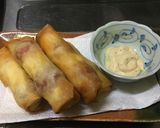 超簡単!プチトマトとクリームチーズ春巻作り方5写真