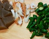 簡単♪青唐辛子と蒟蒻とちくわの甘辛炒め煮作り方2写真