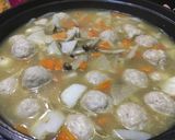 ★キャンプ 鶏のつみれ汁 ゆず胡椒作り方5写真