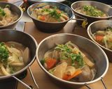 ★キャンプ 鶏のつみれ汁 ゆず胡椒作り方6写真