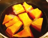 甘めなかぼちゃの煮付け作り方1写真