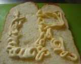 最比較のマヨネーズトースト作り方5写真