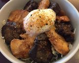 柔らか胸肉と茄子の照り焼きキャベツ丼作り方9写真