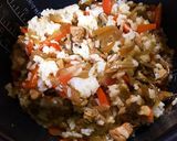 鶏の混ぜ御飯作り方4写真