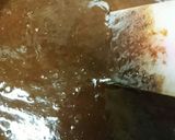 レンジで簡単クルミ入りチョコレケーキ作り方4写真