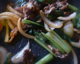 小松菜と豚肉のコク旨炒め♡カレー風味♪作り方6写真