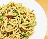 ＊マクロビ＊青しそジェノベーゼパスタ作り方4写真