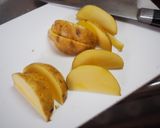 フライパンで！揚げないフライドポテト作り方1写真