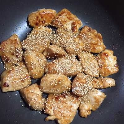 テリッテリッ♪照り焼きごまチキン大葉のせ by AKARU