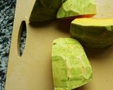 かぼちゃとベーコンのクリームチーズサラダ作り方1写真