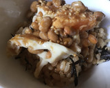 納豆と目玉焼きの甘味噌冷や汁風作り方4写真