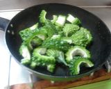 最速のゴーヤと豆腐のオイスターソース炒煮作り方8写真