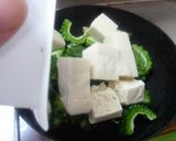 最速のゴーヤと豆腐のオイスターソース炒煮作り方9写真