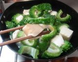 最速のゴーヤと豆腐のオイスターソース炒煮作り方18写真