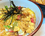 簡単★節約★優しい味【揚げ玉ふわとろ丼】作り方17写真
