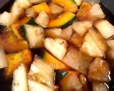 かぼちゃと冬瓜の煮物作り方4写真