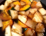 かぼちゃと冬瓜の煮物作り方4写真