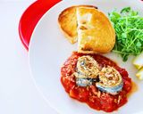 サンマのハーブ焼き　トマトソース作り方5写真