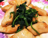 簡単♡笹かまとほうれん草のバター醤油炒め作り方5写真